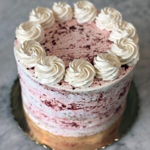 Gluten-Free / Vegan Triple Berry Cake
