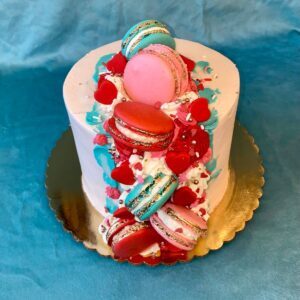 Specialty Valentine's Macaron Cake